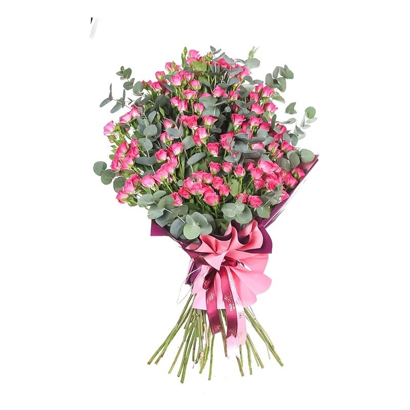 100 cm Pembe Gül Buketi Şıklığı